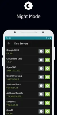 DNS Changer android App screenshot 2